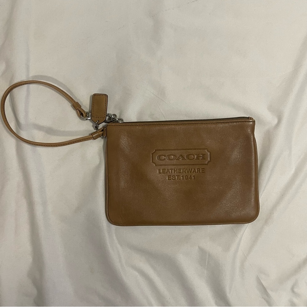 Coach Leatherwear wristlet